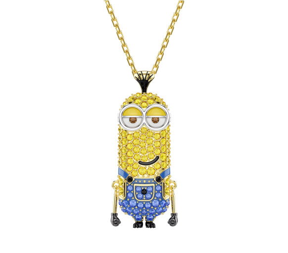Luxoia - Swarovski Minions Kevin Halskette Pavé Mehrfarbig Goldlegierungsschicht - 5743384