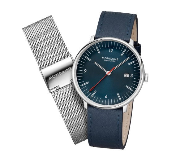 Luxoia - Mondaine Doppio (41 mm) - MLE.41240.LQV.SET