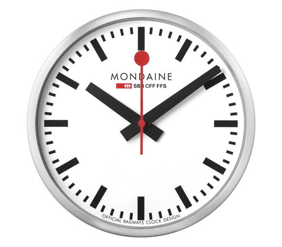 Luxoia - Mondaine Stop2Go Wanduhr (25 cm) - MSM.25S11.1