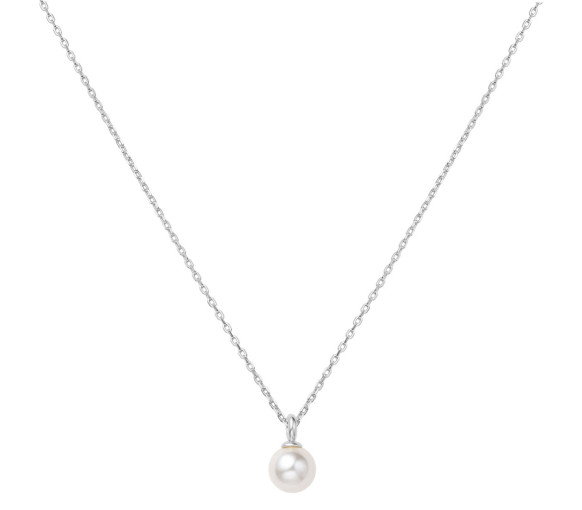 Luxoia - Ania Haie Silver Shell Pearl Drop Pendant Halskette - N065-01H