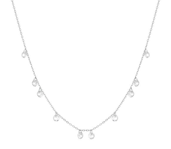 Luxoia - Ania Haie Silver Droplet Station Halskette - N074-08H