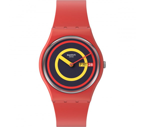 Luxoia - Swatch Concentric Red - SO28R702