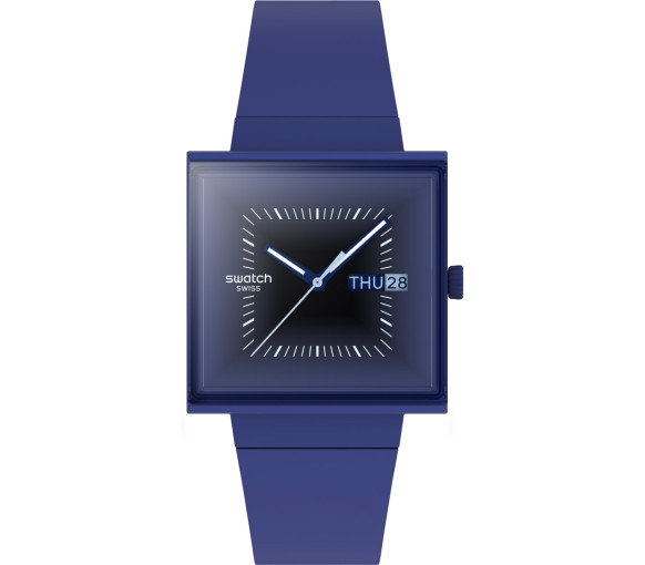 Luxoia - Swatch Squarely Blacklight - SO34N700