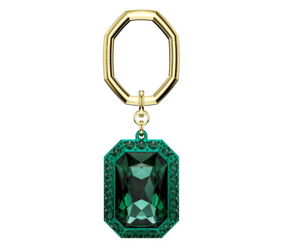 Luxoia - Swarovski Schlüsselanhänger Oktagon-Schliff Grün Metallmix - 5666643