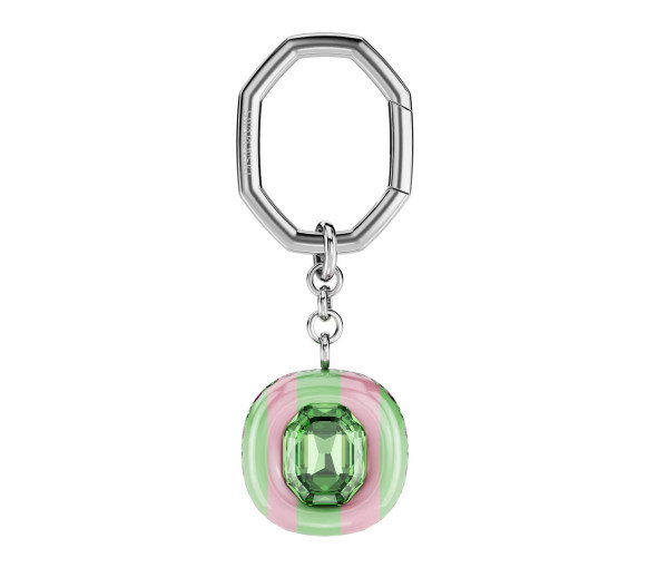 Luxoia - Swarovski Schlüsselanhänger Oktagon Schliff Mehrfarbig Rhodiniert - 5713886