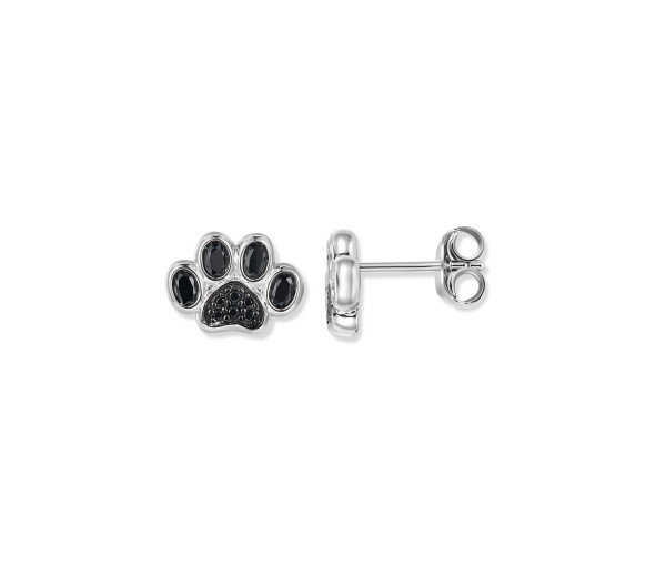 Luxoia - Seinerzeit Black Paw Pfoten Ohrstecker - SZA-2991-492