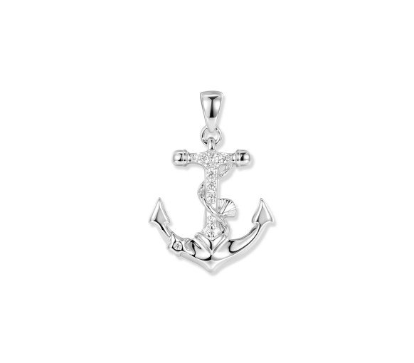 Luxoia - Seinerzeit Port White Anker Anhänger - SZA-3990-480