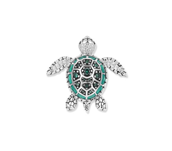 Luxoia - Seinerzeit Sheela Jade Schildkröten Anhänger - SZA-3990-475
