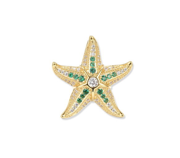 Luxoia - Seinerzeit Svenja Jade Seestern Anhänger - SZA-3963-478