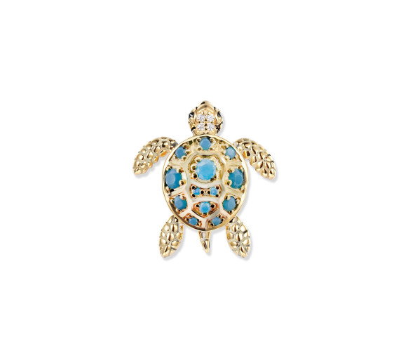 Luxoia - Seinerzeit Tuto Turkis Schildkröten Anhänger - SZA-3960-474