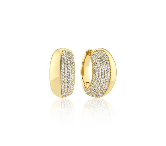 Luxoia - Sif Jakobs Fasano Piccolo Ohrringe - SJ-E2487-CZ-YG