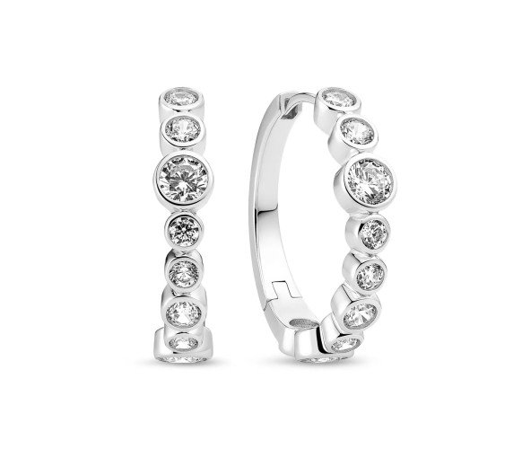 Luxoia - Sif Jakobs Sardinien Creolo Ohrringe - SJ-E2669-CZ