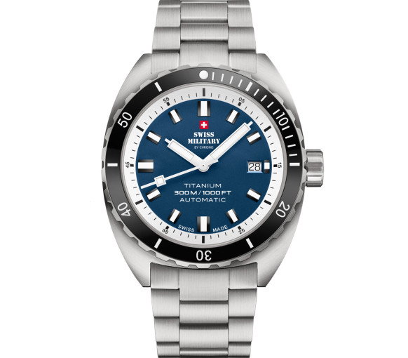 Luxoia - Swiss Military by Chrono Automatic Titanium 300 Lightweight - SMA34100.03
