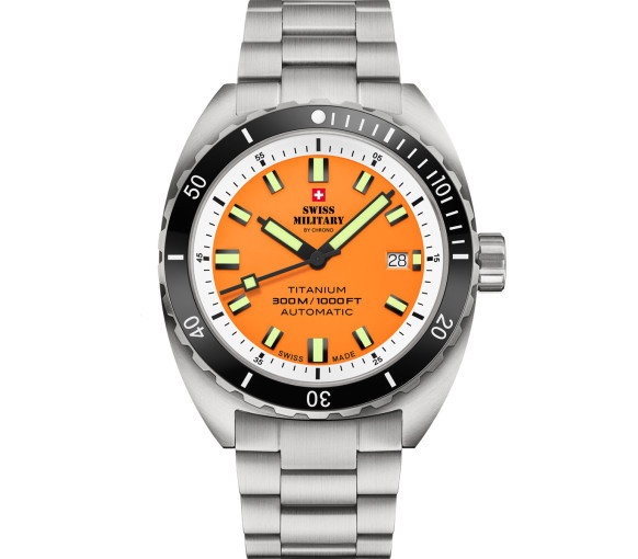 Luxoia - Swiss Military by Chrono Automatic Titanium 300 Lightweight - SMA34100.04