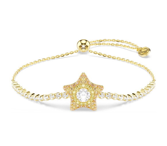 Luxoia - Swarovski Braccialetto Sublima Taglio Round Stella Multicolore Finitura oro 18K - 5760559
