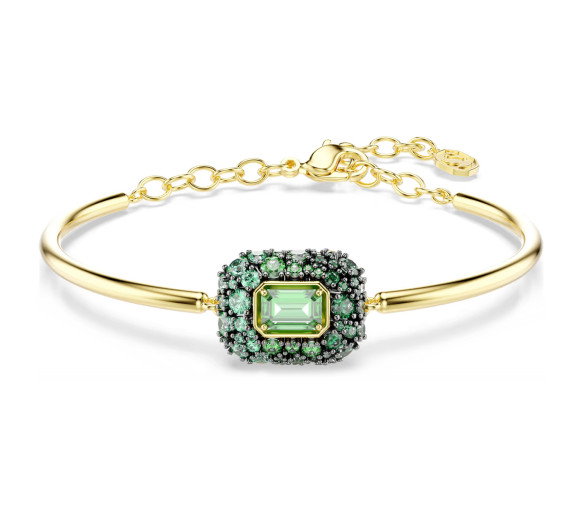 Luxoia - Swarovski Sublima Armreif Oktagon Schliff Grün 18K goldbeschichtet - 5758457