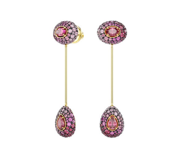 Luxoia - Swarovski Sublima Drop Ohrhänger Tropfenschliff Rot 18K goldbeschichtet - 5752891