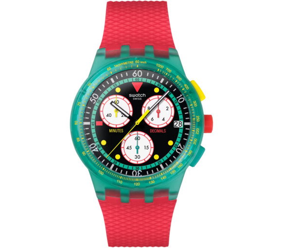 Luxoia - Swatch Neon Emerald Chrono - SUSG409