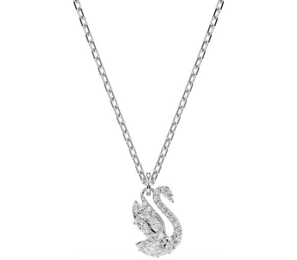 Luxoia - Swarovski Collana Swan Taglio misto Cigno Bianco Placcato rodio - 5754347