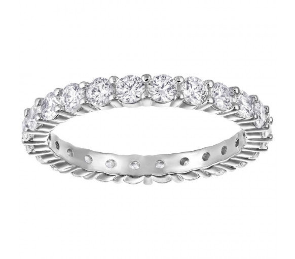 Luxoia - Swarovski Vittore XL Ring Rundschliff Weiss