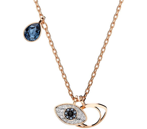 Luxoia - Swarovski Symbolica Necklace Eye Multicolored Rose Gold tone plated - 5736984