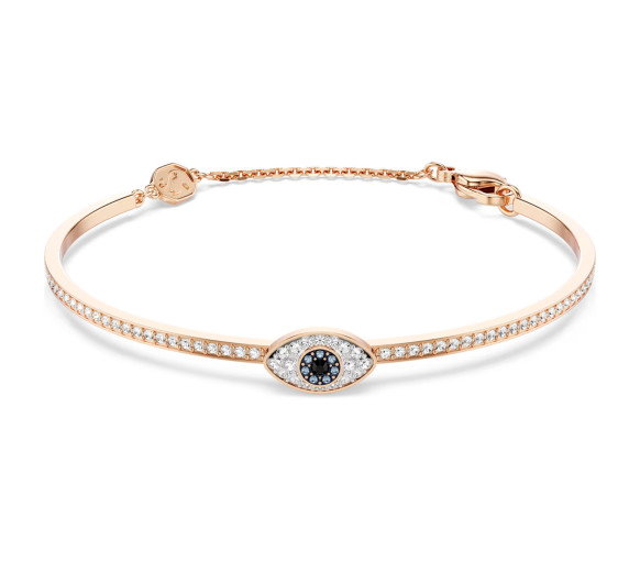 Luxoia - Swarovski Symbolica Bangle Eye Multicolored Rose gold tone plated