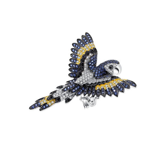 Luxoia - Seinerzeit Francis Papagei Ring - SZA-1990-160