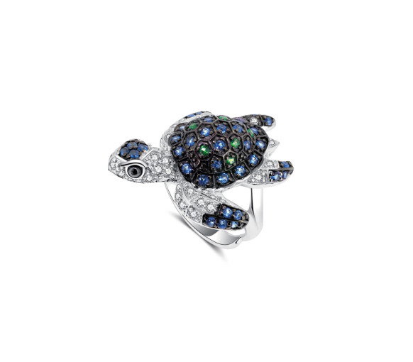 Luxoia - Seinerzeit Schelly Schildkröten Ring - SZA-1990-210