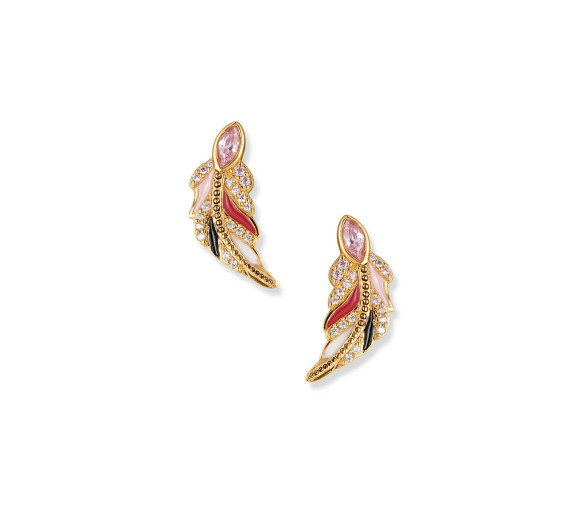 Luxoia - Seinerzeit Fiola Flamingo Ohrstecker - SZA-2960-404