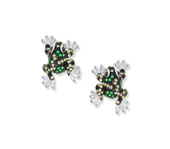 Luxoia - Seinerzeit Joey Frosch Ohrstecker - SZA-2990-134