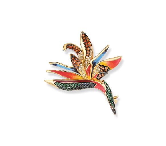 Luxoia - Seinerzeit Paradies Blumen Anhänger/Brosche - SZA-3960-402