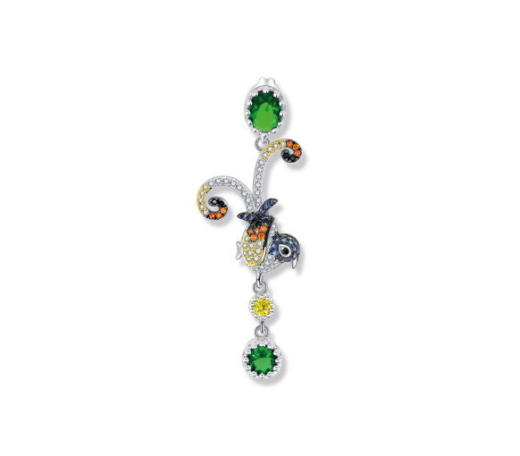 Luxoia - Seinerzeit Nachti Paradiesvogel Anhänger - SZA-3990-108