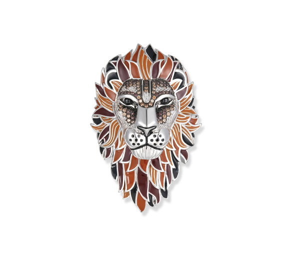 Luxoia - Seinerzeit Arthur Löwen Anhänger/Brosche - SZA-3990-400