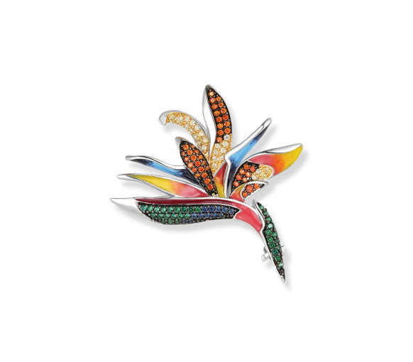 Luxoia - Seinerzeit Eden Blumen Anhänger/Brosche - SZA-3990-402