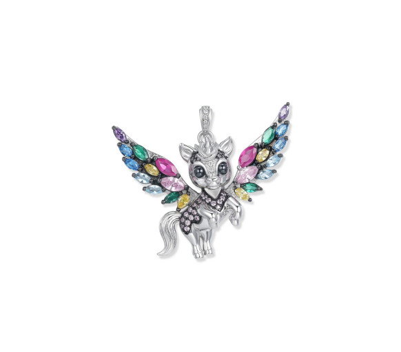 Luxoia - Seinerzeit Melody Einhorn Anhänger - SZA-3990-450