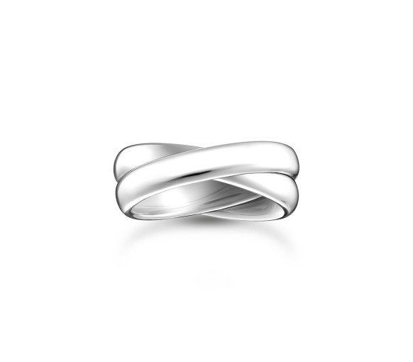 Luxoia - Thomas Sabo Ring Duo schmal Silber - TR2490-001-21