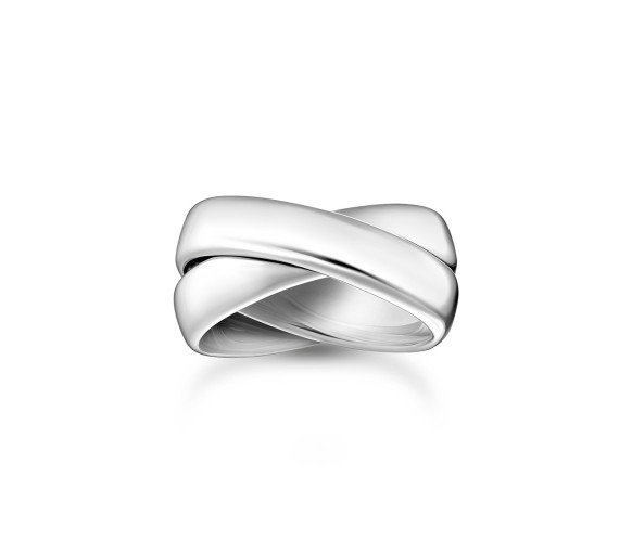 Luxoia - Thomas Sabo Ring Duo breit Silber - TR2491-001-21