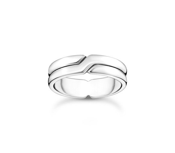 Luxoia - Thomas Sabo Ring gekreuzt Silber - TR2492-001-21