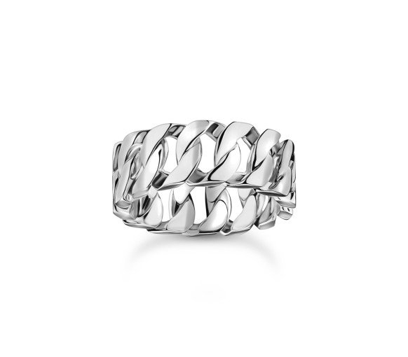 Luxoia - Thomas Sabo Ring Kettenglieder breit Silber - TR2497-637-21