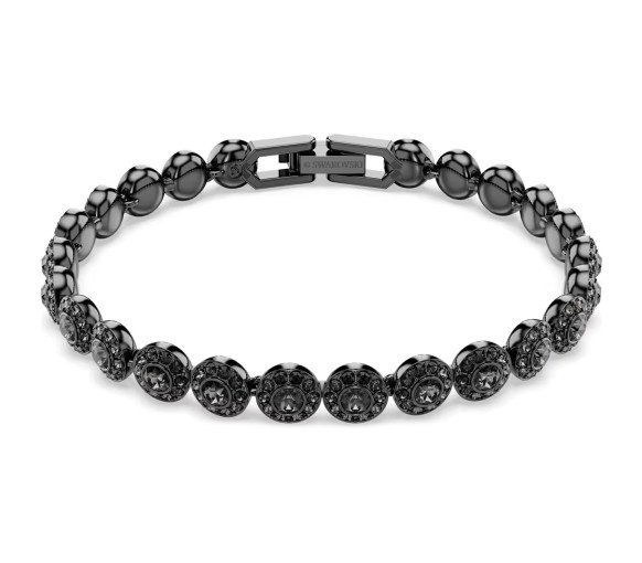 Luxoia - Swarovski Una Angelic Bracelet Round cut Black Ruthenium plated - 5709411