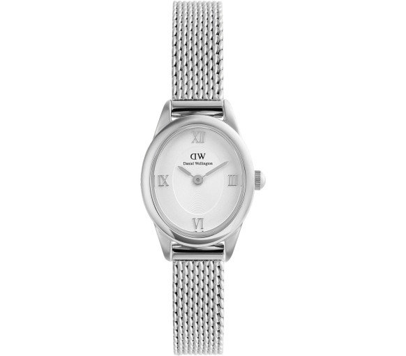 Luxoia - Daniel Wellington Ophelia Mini Mesh White Silver - DW00100938