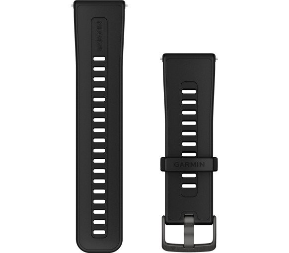 Luxoia - Garmin Quick Release (24 mm) Black Silicone Band - 010-13907-00