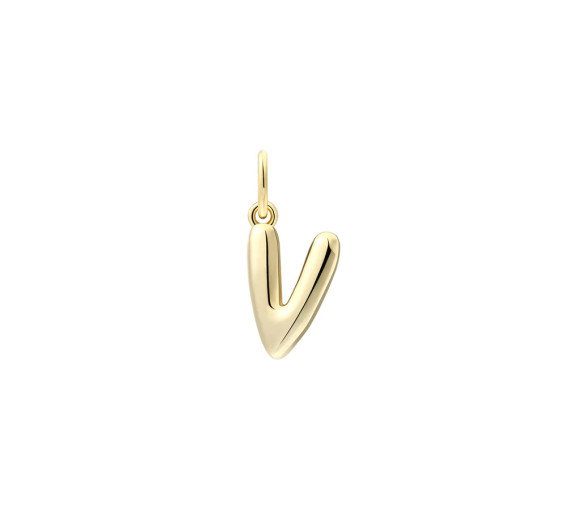 Luxoia - Xenox V Letter Bold Charm - XS10451G/V