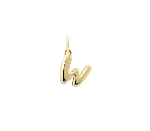 Luxoia - Xenox W Letter Bold Charm - XS10451G/W