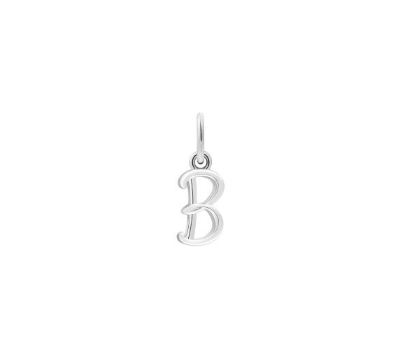 Luxoia - Xenox B Letter Italic Charm - XS10452W/B