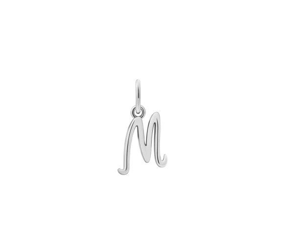 Luxoia - Xenox M Letter Italic Charm - XS10452W/M