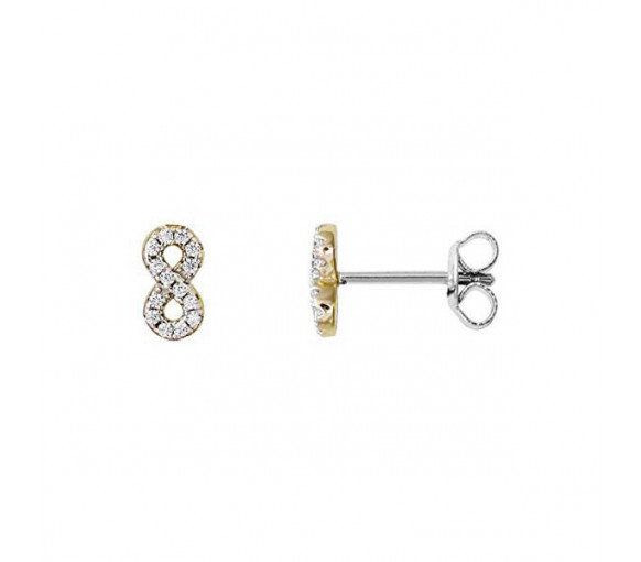 Luxoia - Xenox Symbolic Power Infinity Ohrstecker - XS3741GN