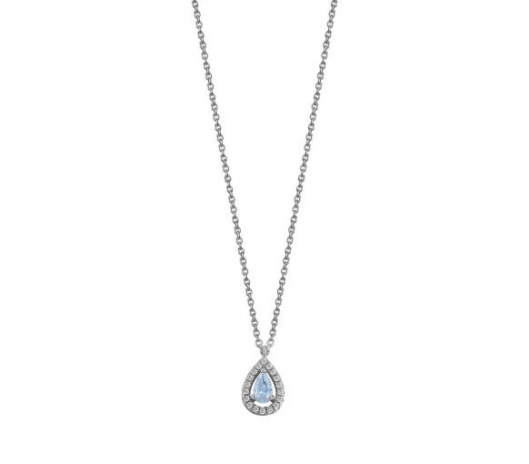 Luxoia - Xenox Fancy Cut Silver Halskette - XS6075
