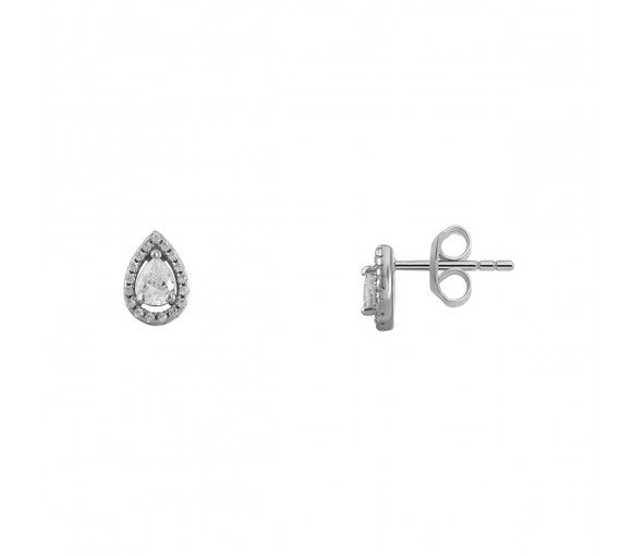 Luxoia - Xenox Fancy Cut Silver Ohrstecker - XS6076