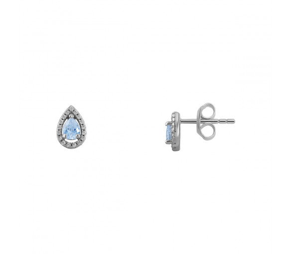 Luxoia - Xenox Fancy Cut Silver Ohrstecker - XS6077